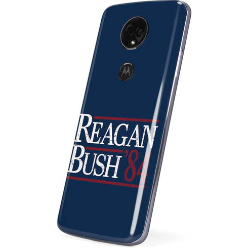 Reagan Bush 84 Moto E5 Plus Skin