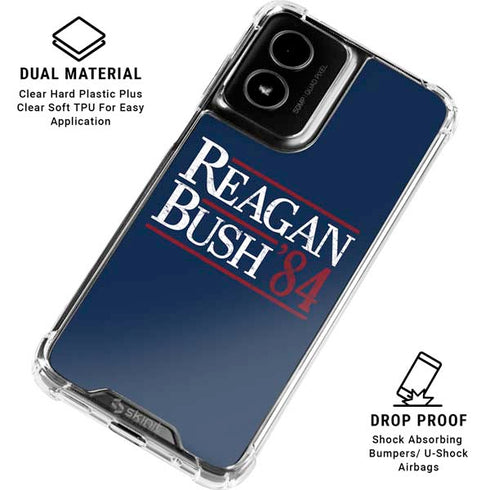 Reagan Bush 84 Moto G Power 5G (2024) Clear Case