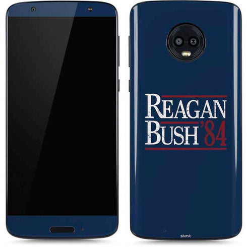Reagan Bush 84 Moto G6 Skin