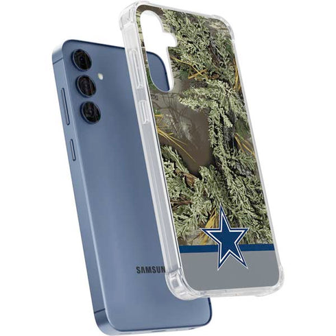 NFL Realtree Camo Dallas Cowboys Galaxy A55 5G Clear Case