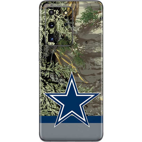 NFL Realtree Camo Dallas Cowboys Galaxy S20 Ultra 5G Skin