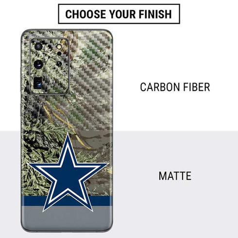NFL Realtree Camo Dallas Cowboys Galaxy S20 Ultra 5G Skin