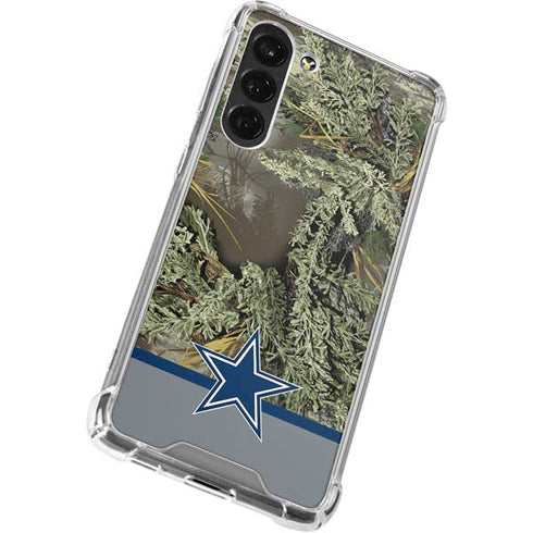 NFL Realtree Camo Dallas Cowboys Galaxy S24 FE Clear Case