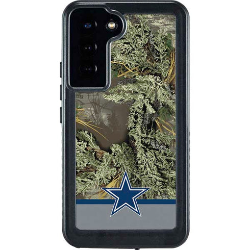 NFL Realtree Camo Dallas Cowboys Galaxy S24 Plus Waterproof Case