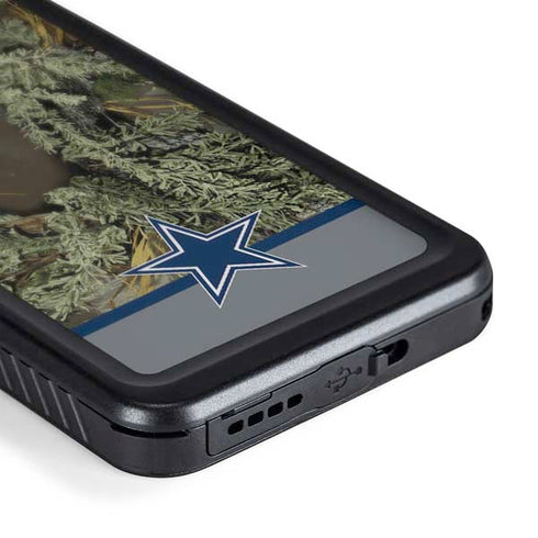 NFL Realtree Camo Dallas Cowboys Galaxy S24 Plus Waterproof Case