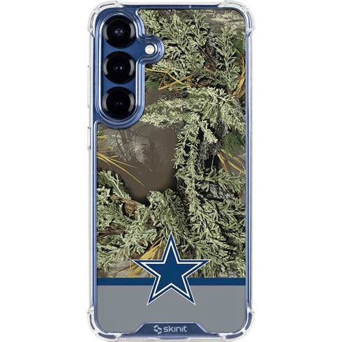 NFL Realtree Camo Dallas Cowboys Galaxy S25 Clear Case