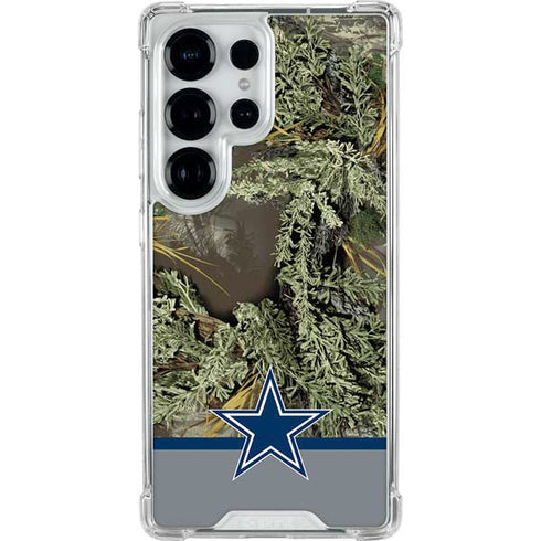 NFL Realtree Camo Dallas Cowboys Galaxy S25 Ultra Clear Case