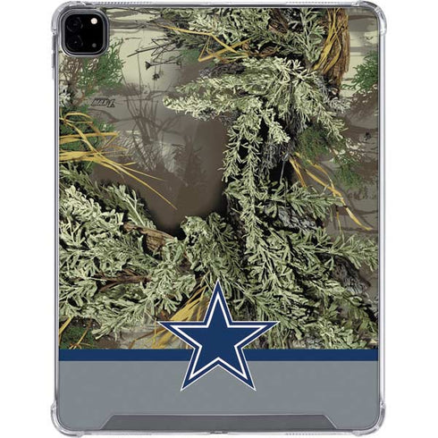 NFL Realtree Camo Dallas Cowboys iPad Pro 12.9in (2020) Clear Case