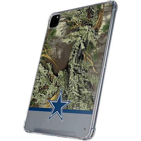 NFL Realtree Camo Dallas Cowboys iPad Pro 12.9in (2020) Clear Case