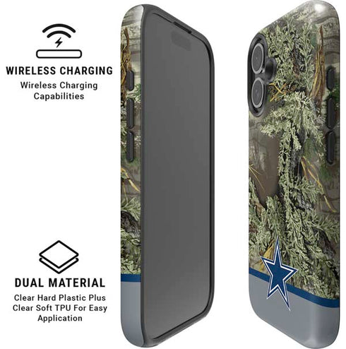 NFL Realtree Camo Dallas Cowboys iPhone 16 Magsafe Impact Case