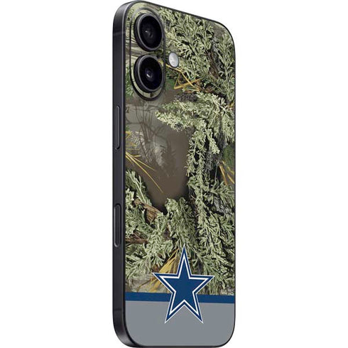 NFL Realtree Camo Dallas Cowboys iPhone 16 Plus Skin
