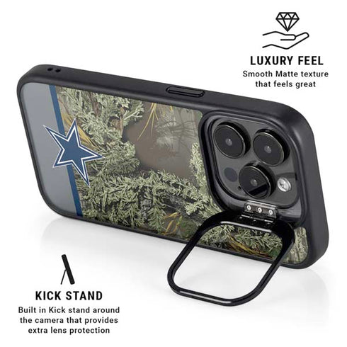 NFL Realtree Camo Dallas Cowboys iPhone 16 Pro Kickstand Case