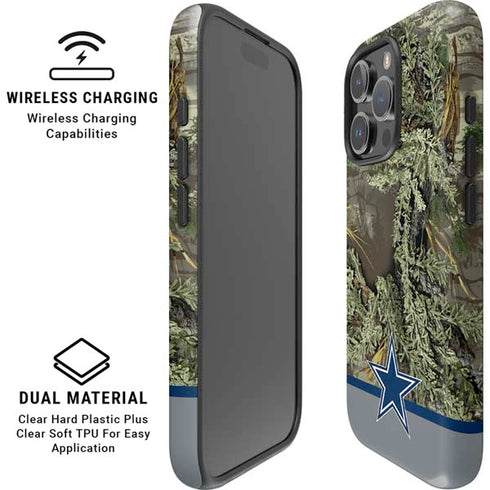 NFL Realtree Camo Dallas Cowboys iPhone 16 Pro Magsafe Impact Case