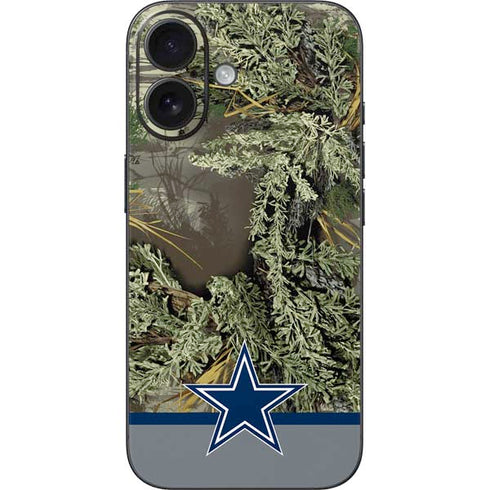 NFL Realtree Camo Dallas Cowboys iPhone 16 Skin