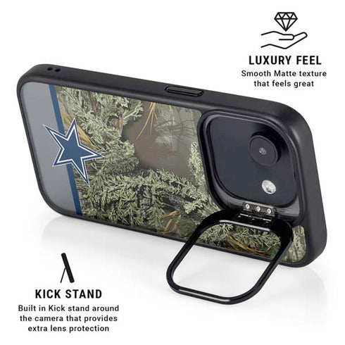 NFL Realtree Camo Dallas Cowboys iPhone 16e Kickstand Case