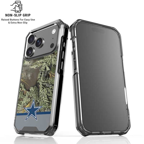 NFL Realtree Camo Dallas Cowboys iPhone 18 Pro Clear Case