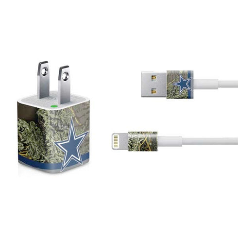 NFL Realtree Camo Dallas Cowboys iPhone Charger (5W USB) Skin
