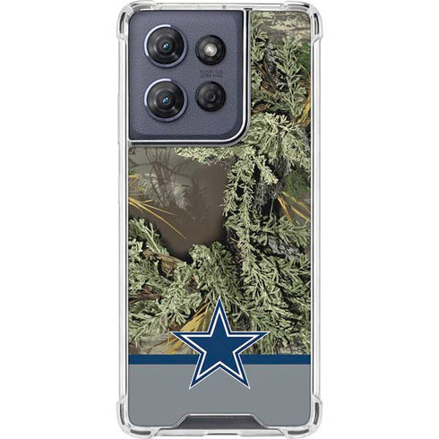 NFL Realtree Camo Dallas Cowboys Moto G 5G (2025) Clear Case