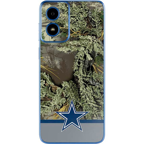 NFL Realtree Camo Dallas Cowboys Moto G Play 4G (2024) Skin
