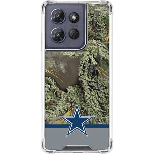 NFL Realtree Camo Dallas Cowboys Moto G Play 5G (2025) Clear Case
