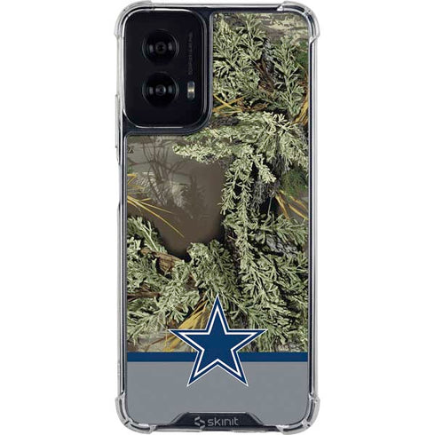 NFL Realtree Camo Dallas Cowboys Moto G Power 5G (2024) Clear Case