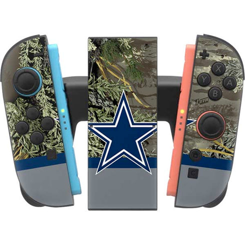 NFL Realtree Camo Dallas Cowboys Nintendo Switch 2 (2025) Joy-Con Controller Skin