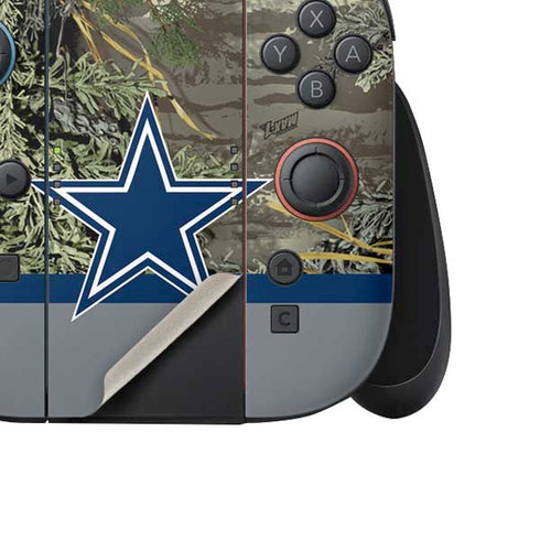 NFL Realtree Camo Dallas Cowboys Nintendo Switch 2 (2025) Joy-Con Controller Skin