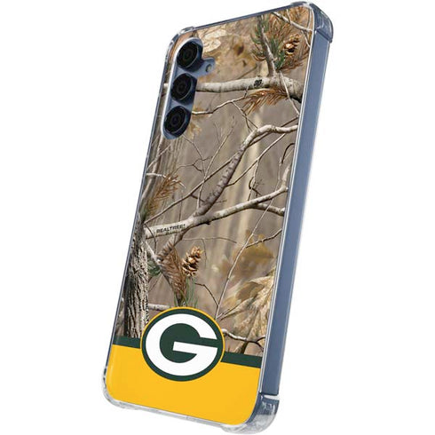 NFL Realtree Camo Green Bay Packers Galaxy A35 5G Clear Case