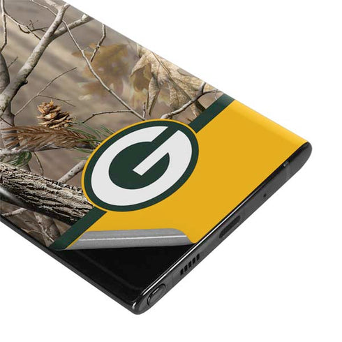 NFL Realtree Camo Green Bay Packers Galaxy Note 10 Plus Skin