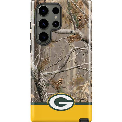 NFL Realtree Camo Green Bay Packers Galaxy S23 Ultra Pro Case