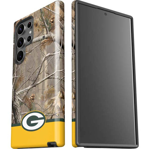 NFL Realtree Camo Green Bay Packers Galaxy S23 Ultra Pro Case
