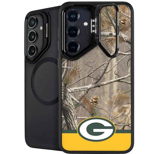 NFL Realtree Camo Green Bay Packers Galaxy S24 Plus Kickstand Case