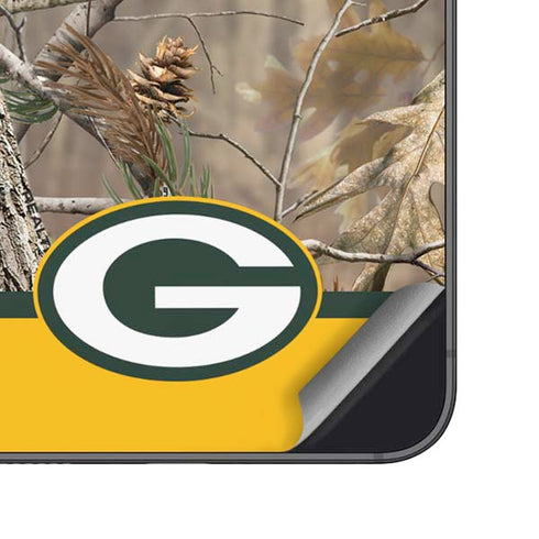 NFL Realtree Camo Green Bay Packers Galaxy S25 Plus Skin