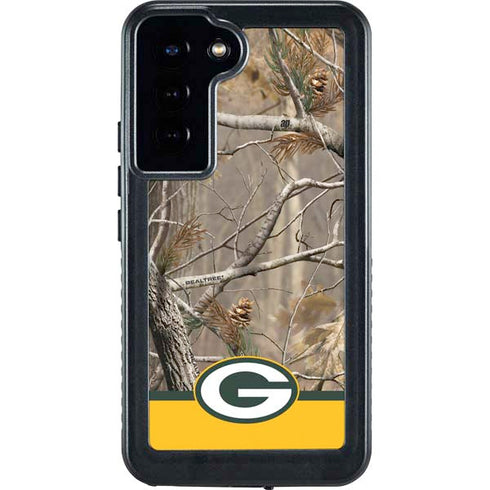 NFL Realtree Camo Green Bay Packers Galaxy S24 Plus Waterproof Case