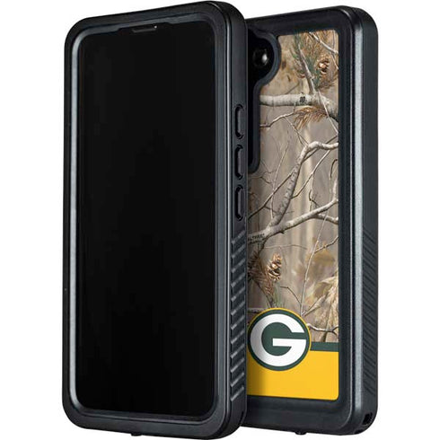 NFL Realtree Camo Green Bay Packers Galaxy S24 Plus Waterproof Case