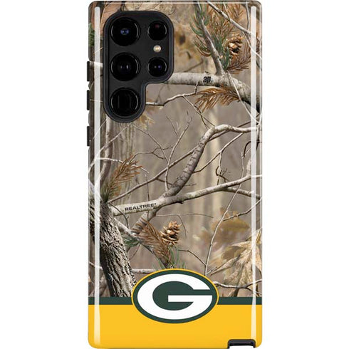 NFL Realtree Camo Green Bay Packers Galaxy S25 Ultra Impact Case