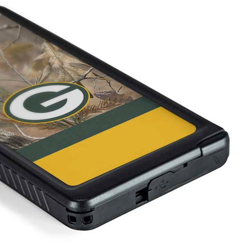 NFL Realtree Camo Green Bay Packers Galaxy S24 Ultra Waterproof Case