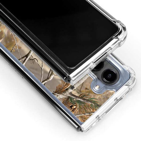 NFL Realtree Camo Green Bay Packers Galaxy Z Fold5 5G Clear Case