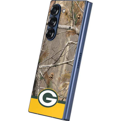 NFL Realtree Camo Green Bay Packers Galaxy Z Fold6 Skin