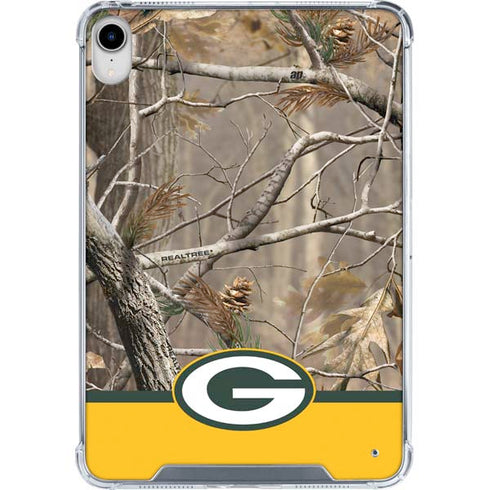 NFL Realtree Camo Green Bay Packers iPad 11th Gen (2025) Clear Case