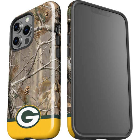 NFL Realtree Camo Green Bay Packers iPhone 15 Pro Impact Case