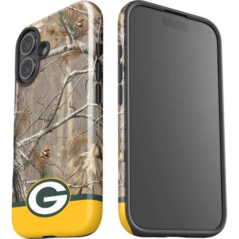 NFL Realtree Camo Green Bay Packers iPhone 16 Plus Impact Case