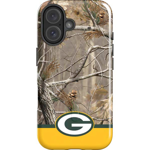 NFL Realtree Camo Green Bay Packers iPhone 16 Plus Magsafe Impact Case