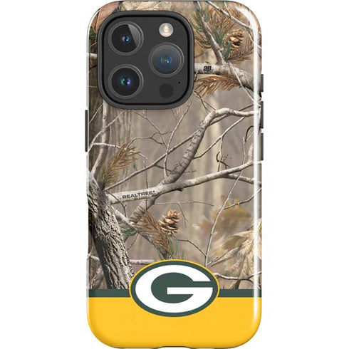 NFL Realtree Camo Green Bay Packers iPhone 16 Pro Impact Case