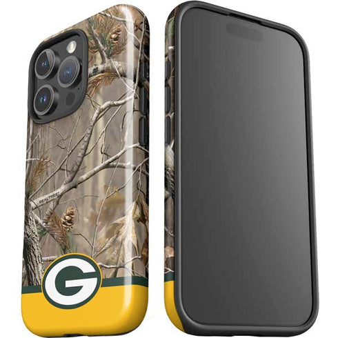 NFL Realtree Camo Green Bay Packers iPhone 16 Pro Impact Case