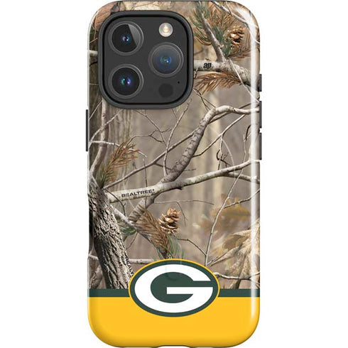 NFL Realtree Camo Green Bay Packers iPhone 16 Pro Magsafe Impact Case