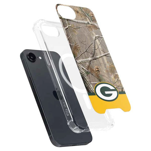 NFL Realtree Camo Green Bay Packers iPhone 16e MagSafe Case