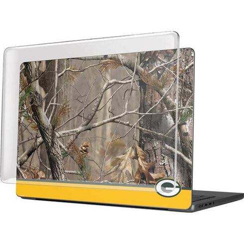 NFL Realtree Camo Green Bay Packers MacBook Pro 14in (2021-24) Case plus Skin