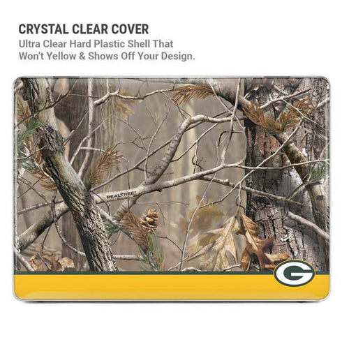 NFL Realtree Camo Green Bay Packers MacBook Pro 14in (2021-24) Case plus Skin