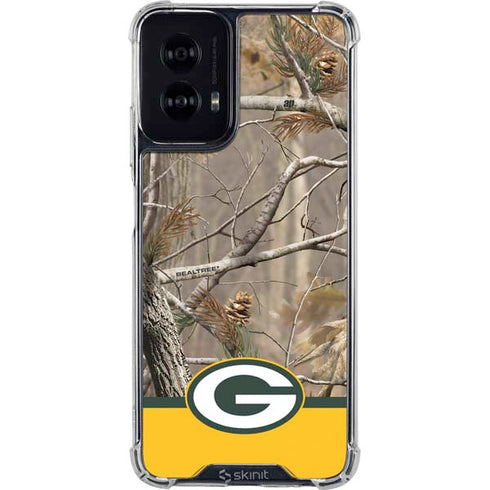 NFL Realtree Camo Green Bay Packers Moto G Power 5G (2024) Clear Case